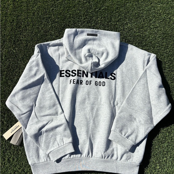 Fear of God Essentials Hoodie Grey - Picture 4 of 5